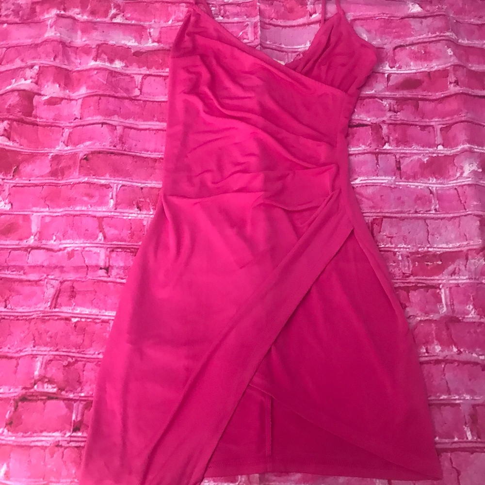 Bright Pink Glam Dress